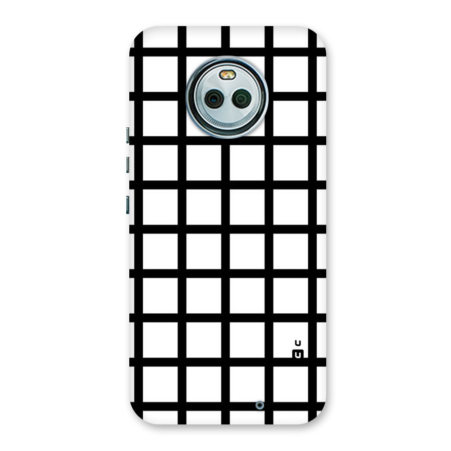 Aesthetic Grid Lines Back Case for Moto X4
