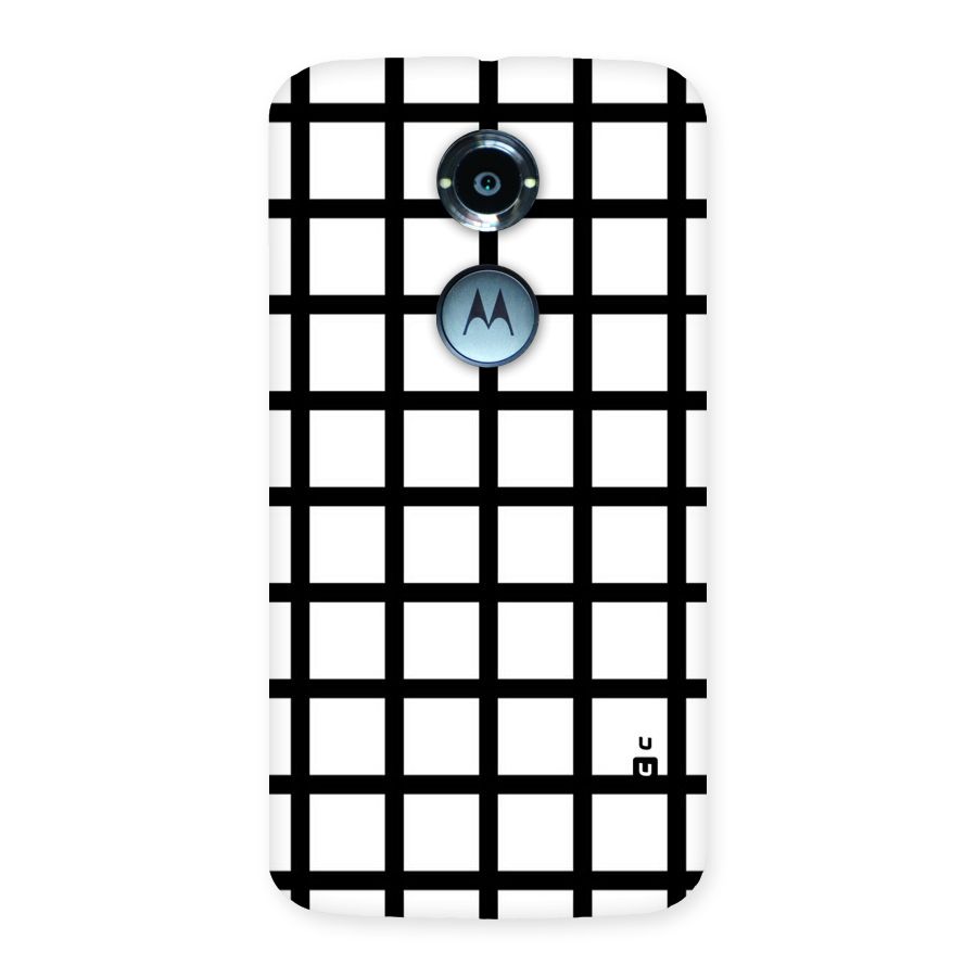 Aesthetic Grid Lines Back Case for Moto X 2nd Gen