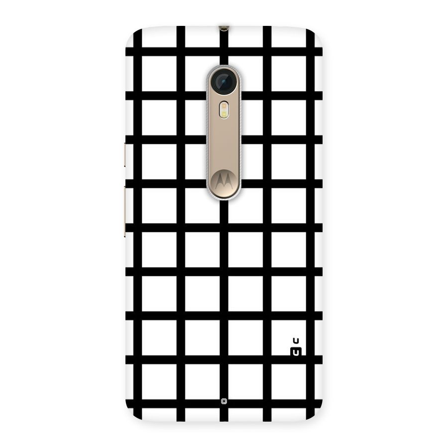 Aesthetic Grid Lines Back Case for Motorola Moto X Style