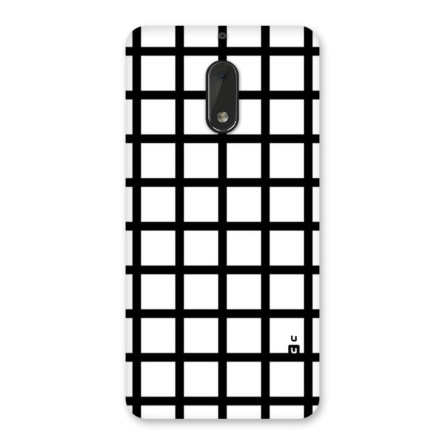 Aesthetic Grid Lines Back Case for Nokia 6