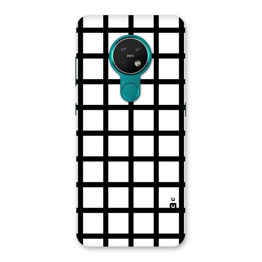 Aesthetic Grid Lines Back Case for Nokia 7.2