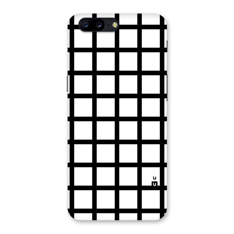 Aesthetic Grid Lines Back Case for OnePlus 5