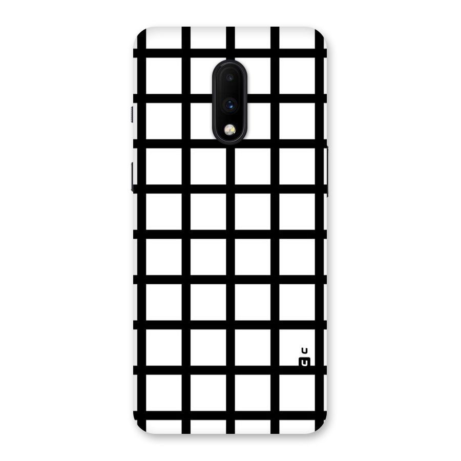 Aesthetic Grid Lines Back Case for OnePlus 7