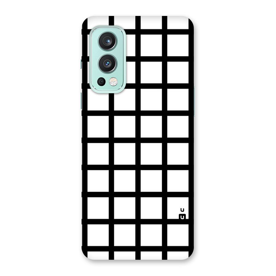 Aesthetic Grid Lines Back Case for OnePlus Nord 2 5G