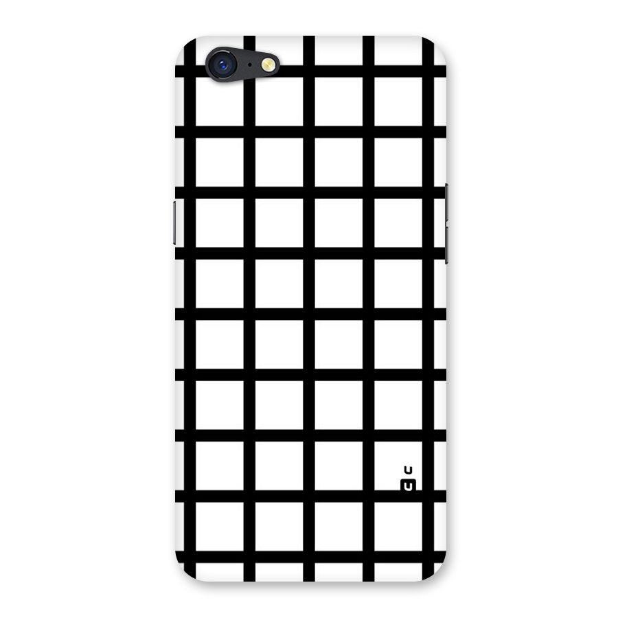 Aesthetic Grid Lines Back Case for Oppo A71
