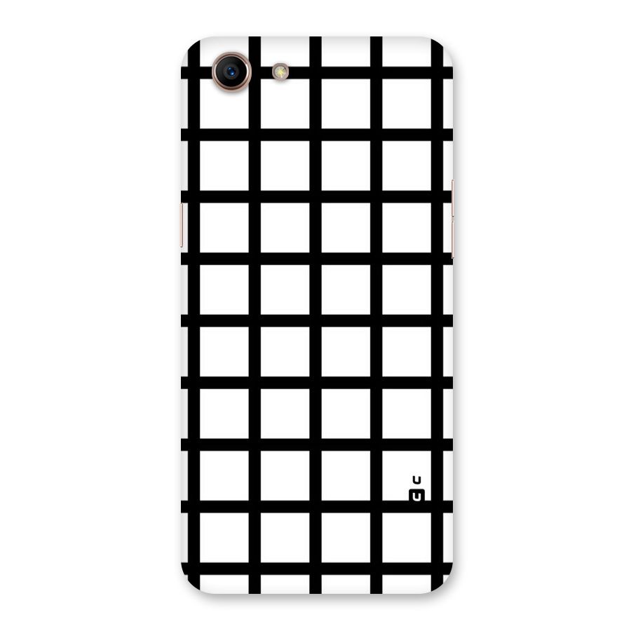 Aesthetic Grid Lines Back Case for Oppo A83 (2018)