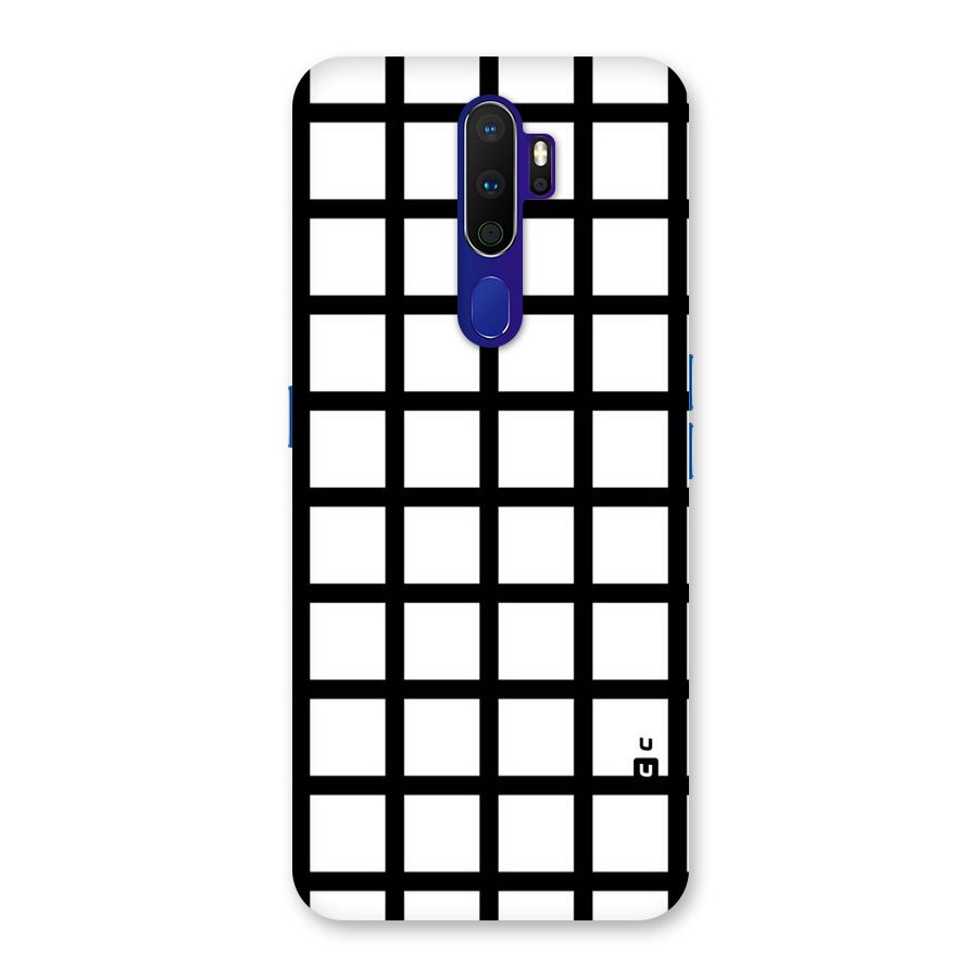 Aesthetic Grid Lines Back Case for Oppo A9 (2020)