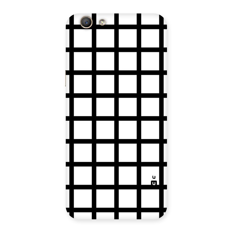 Aesthetic Grid Lines Back Case for Oppo F1s