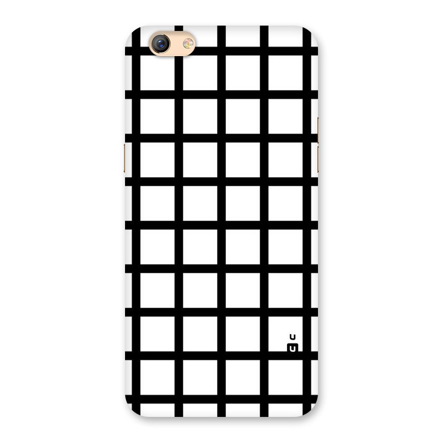 Aesthetic Grid Lines Back Case for Oppo F3 Plus