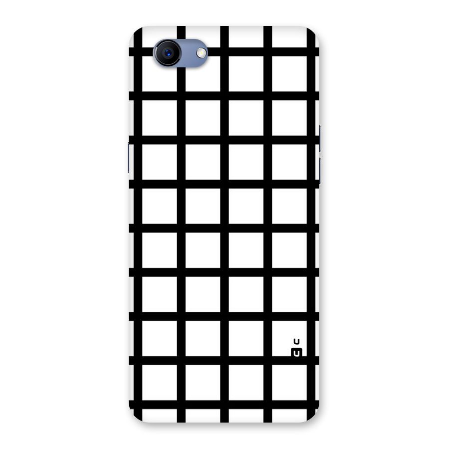 Aesthetic Grid Lines Back Case for Oppo Realme 1