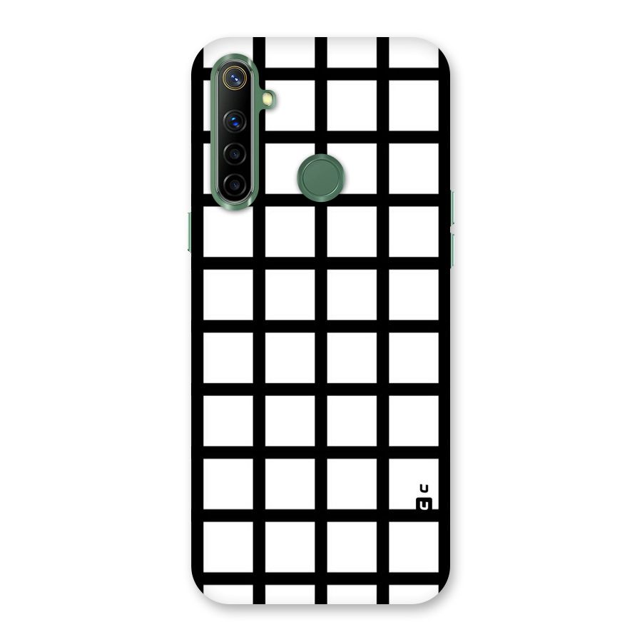 Aesthetic Grid Lines Back Case for Realme Narzo 10