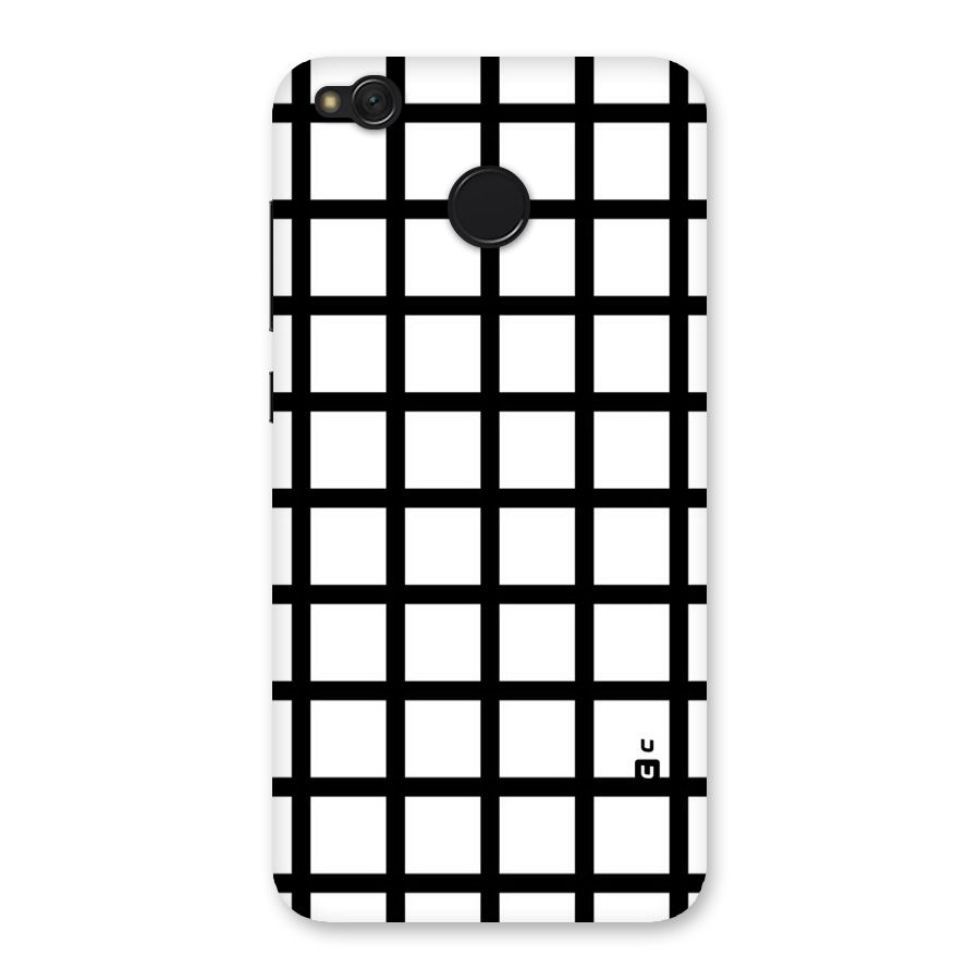 Aesthetic Grid Lines Back Case for Redmi 4