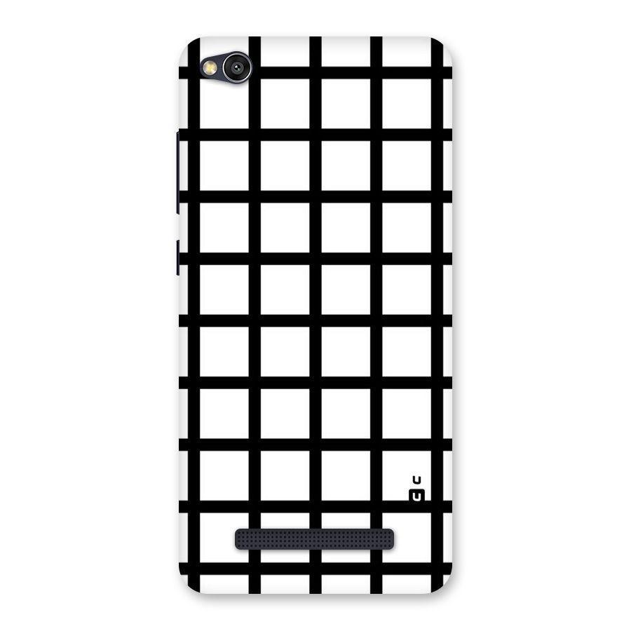 Aesthetic Grid Lines Back Case for Redmi 4A