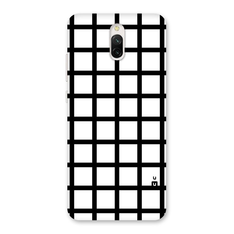 Aesthetic Grid Lines Back Case for Redmi 8A Dual
