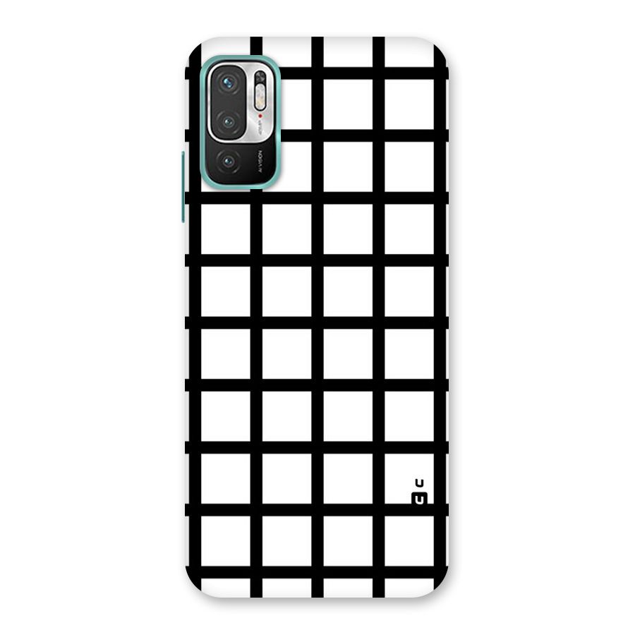 Aesthetic Grid Lines Back Case for Redmi Note 10T 5G