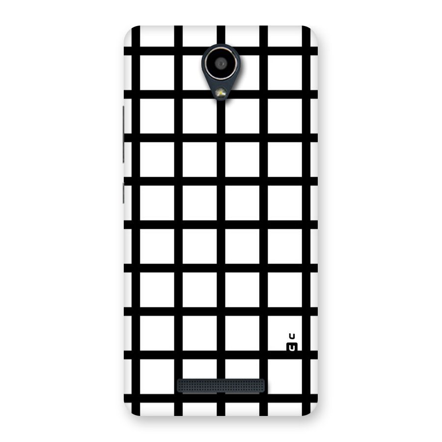 Aesthetic Grid Lines Back Case for Redmi Note 2