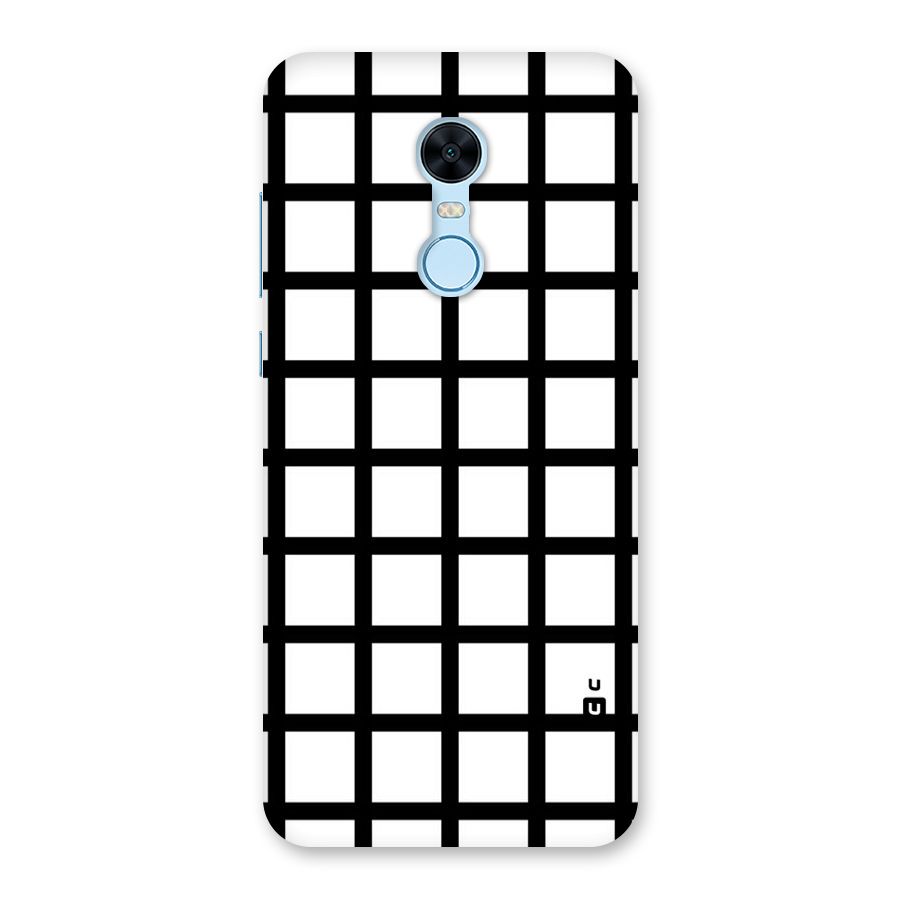 Aesthetic Grid Lines Back Case for Redmi Note 5