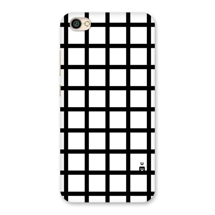 Aesthetic Grid Lines Back Case for Redmi Y1 Lite