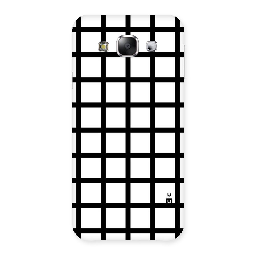 Aesthetic Grid Lines Back Case for Samsung Galaxy E5