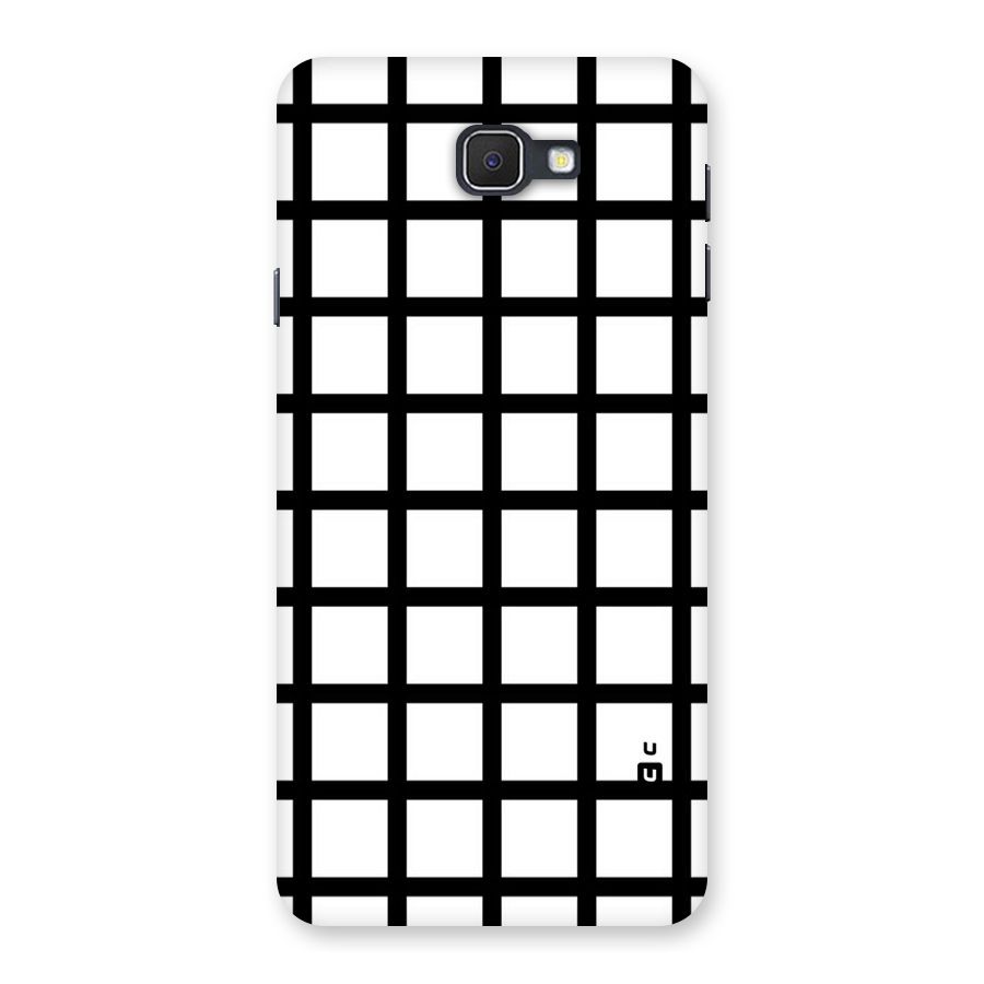 Aesthetic Grid Lines Back Case for Samsung Galaxy J7 Prime