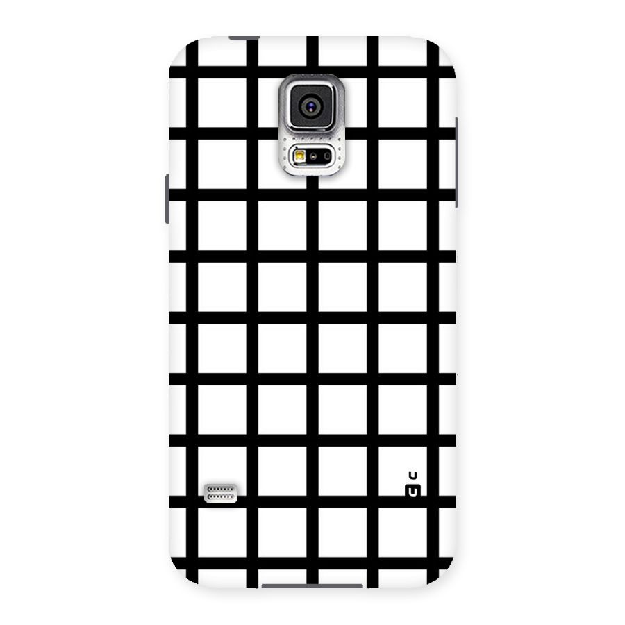 Aesthetic Grid Lines Back Case for Samsung Galaxy S5