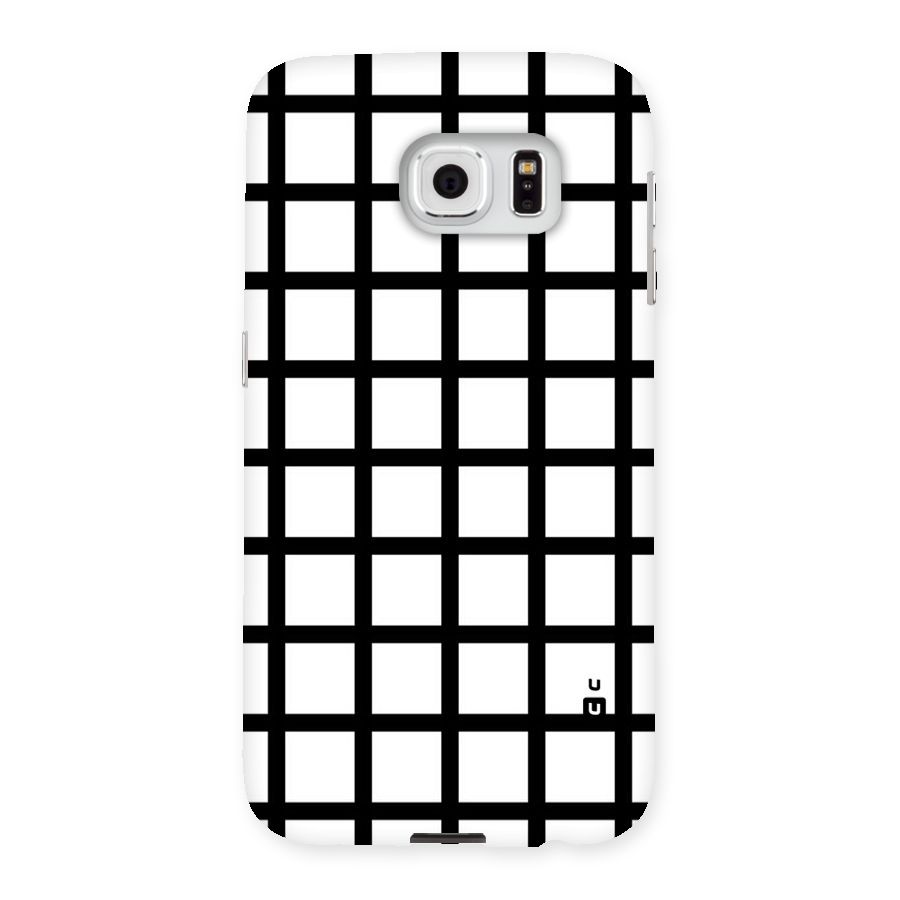 Aesthetic Grid Lines Back Case for Samsung Galaxy S6