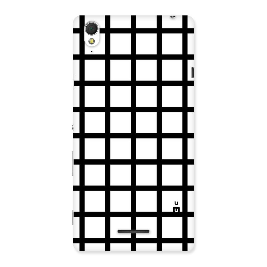 Aesthetic Grid Lines Back Case for Sony Xperia T3