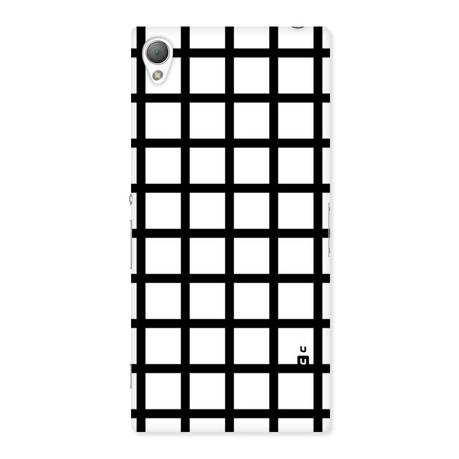 Aesthetic Grid Lines Back Case for Sony Xperia Z3
