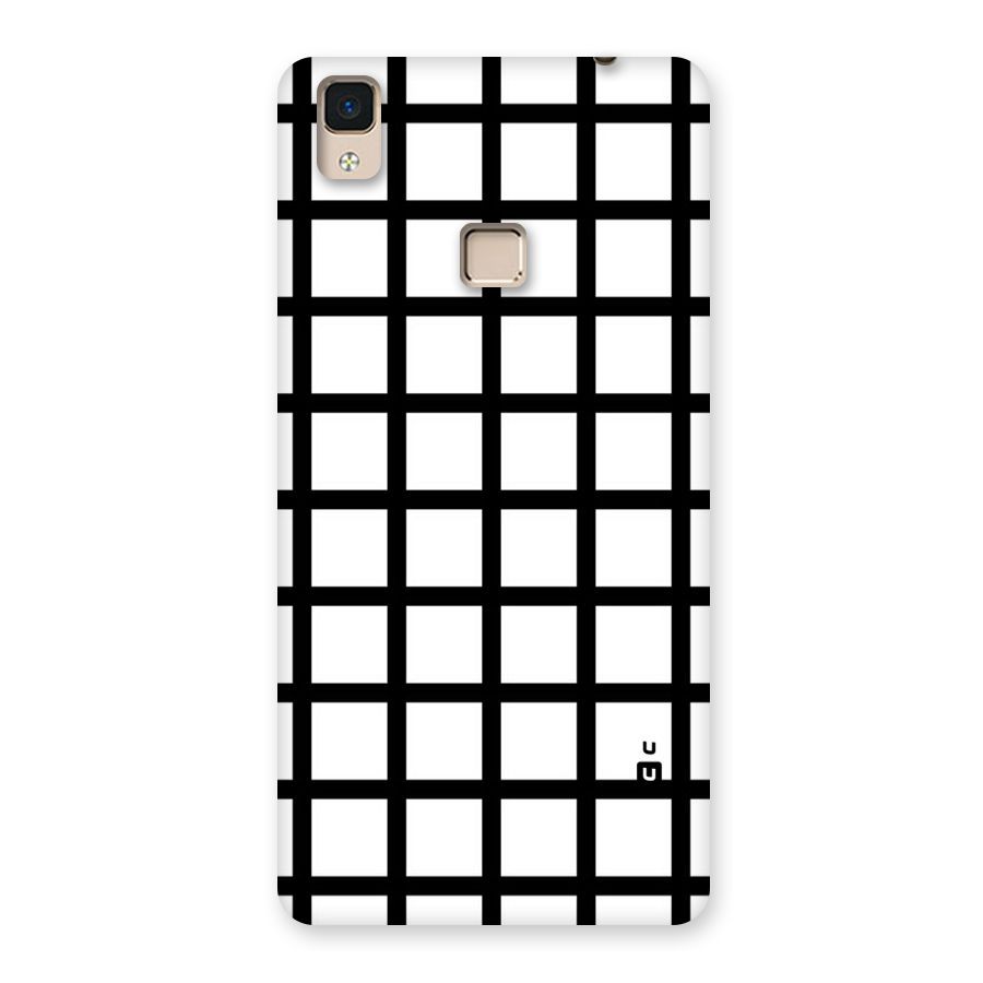 Aesthetic Grid Lines Back Case for V3 Max