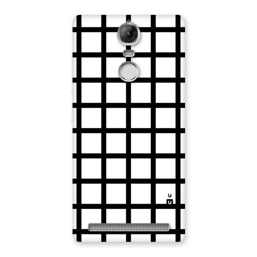 Aesthetic Grid Lines Back Case for Vibe K5 Note
