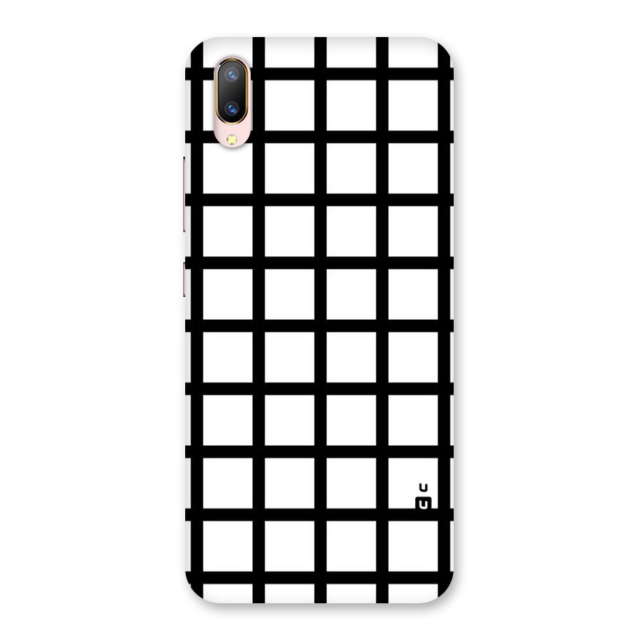 Aesthetic Grid Lines Back Case for Vivo V11 Pro