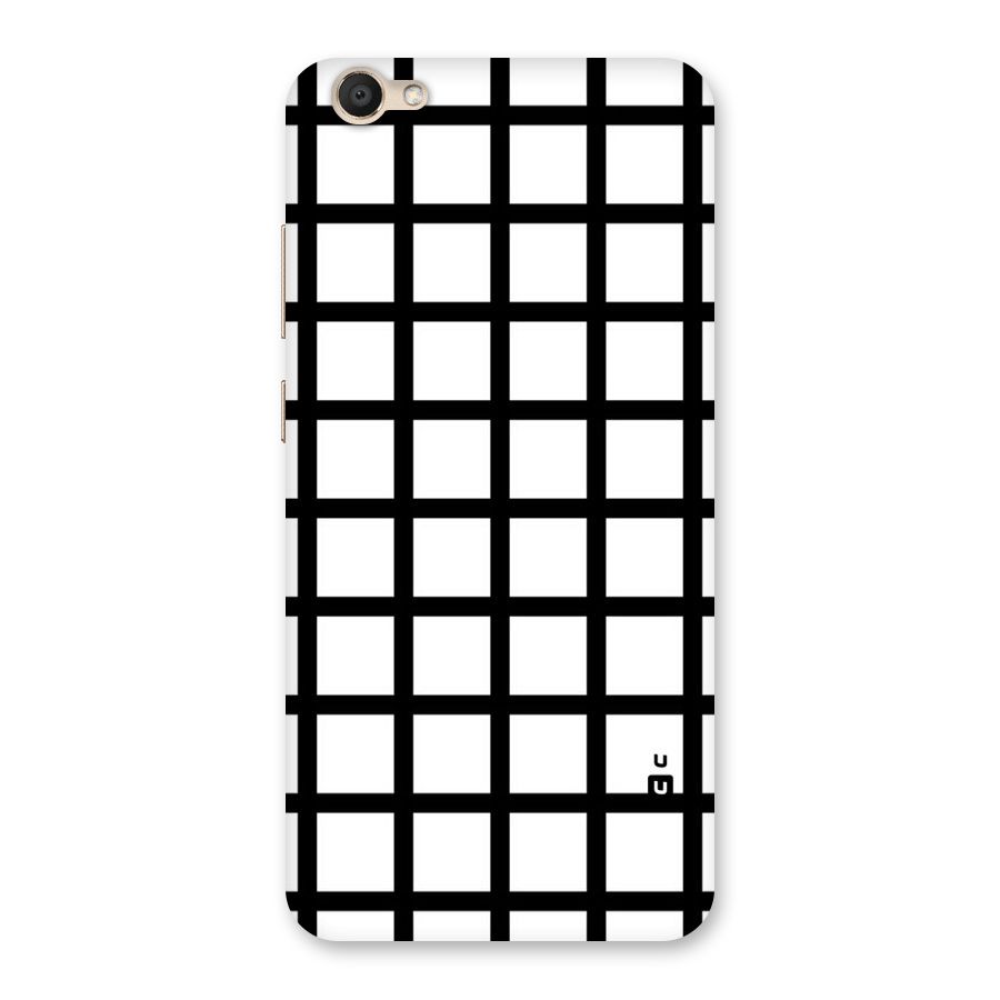 Aesthetic Grid Lines Back Case for Vivo V5