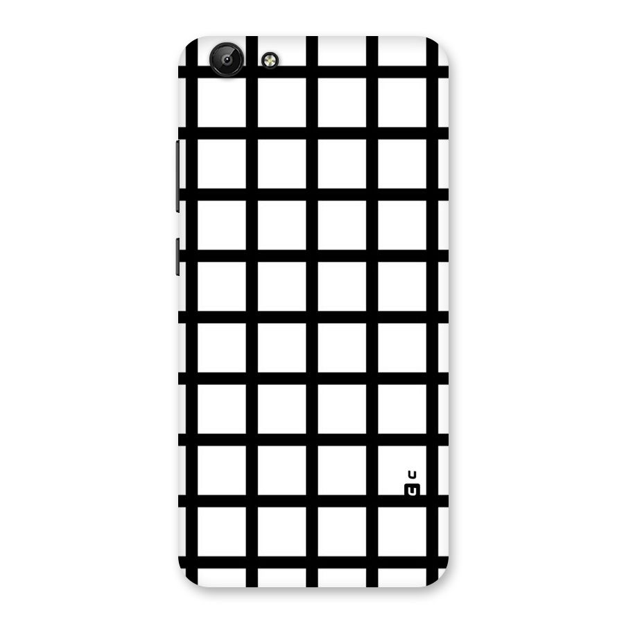 Aesthetic Grid Lines Back Case for Vivo Y69