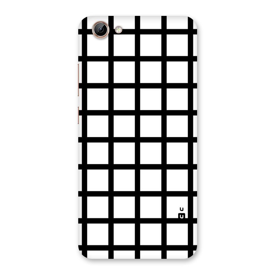 Aesthetic Grid Lines Back Case for Vivo Y71i