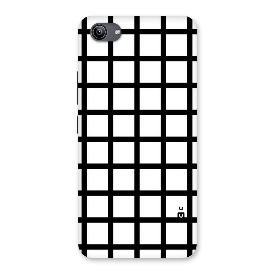 Aesthetic Grid Lines Back Case for Vivo Y81i