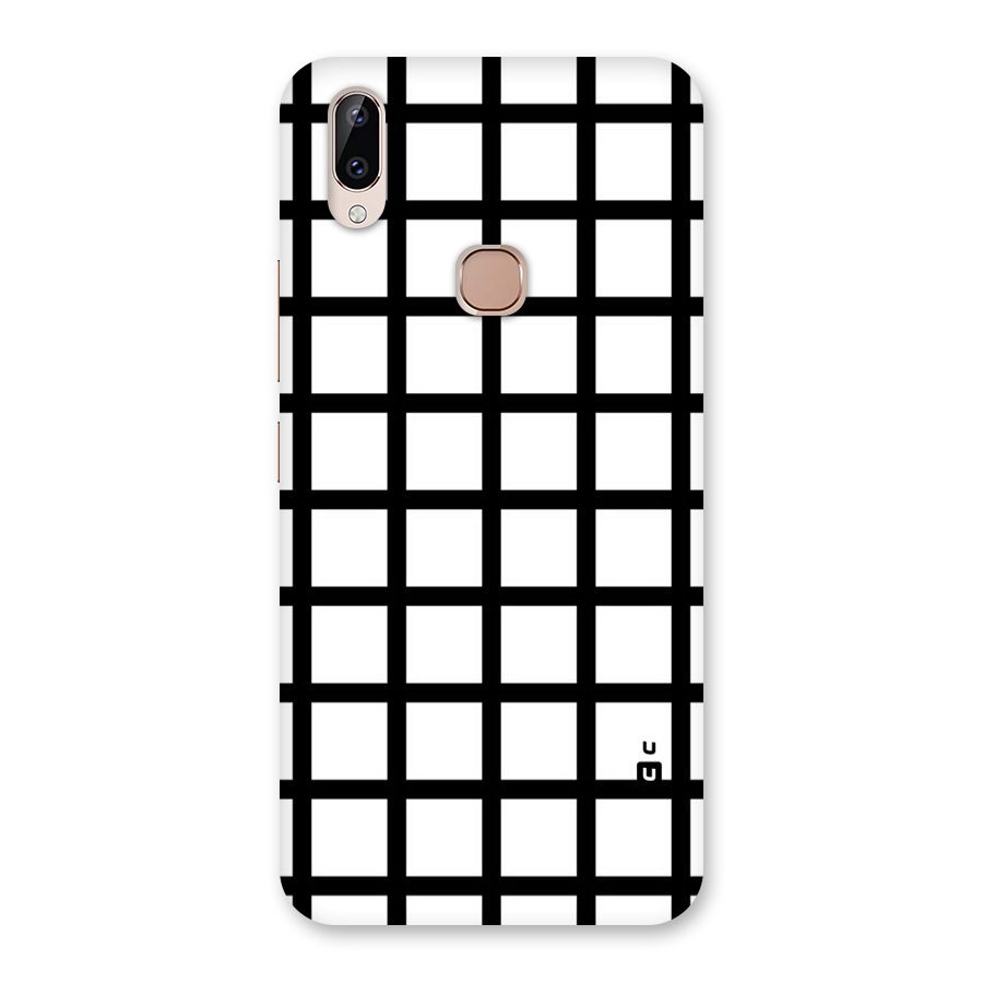 Aesthetic Grid Lines Back Case for Vivo Y83 Pro