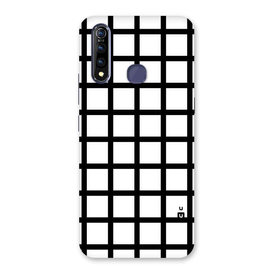 Aesthetic Grid Lines Back Case for Vivo Z1 Pro