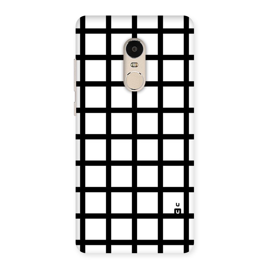Aesthetic Grid Lines Back Case for Xiaomi Redmi Note 4