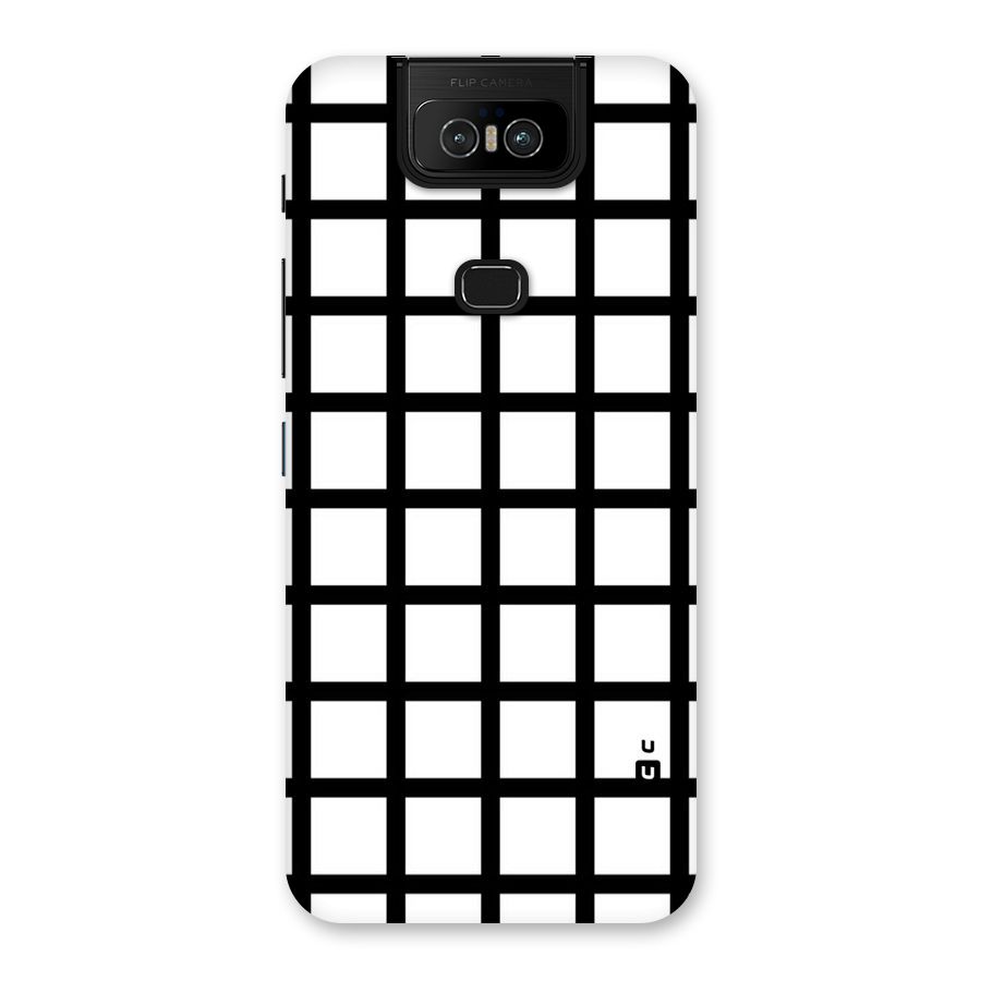 Aesthetic Grid Lines Back Case for Zenfone 6z