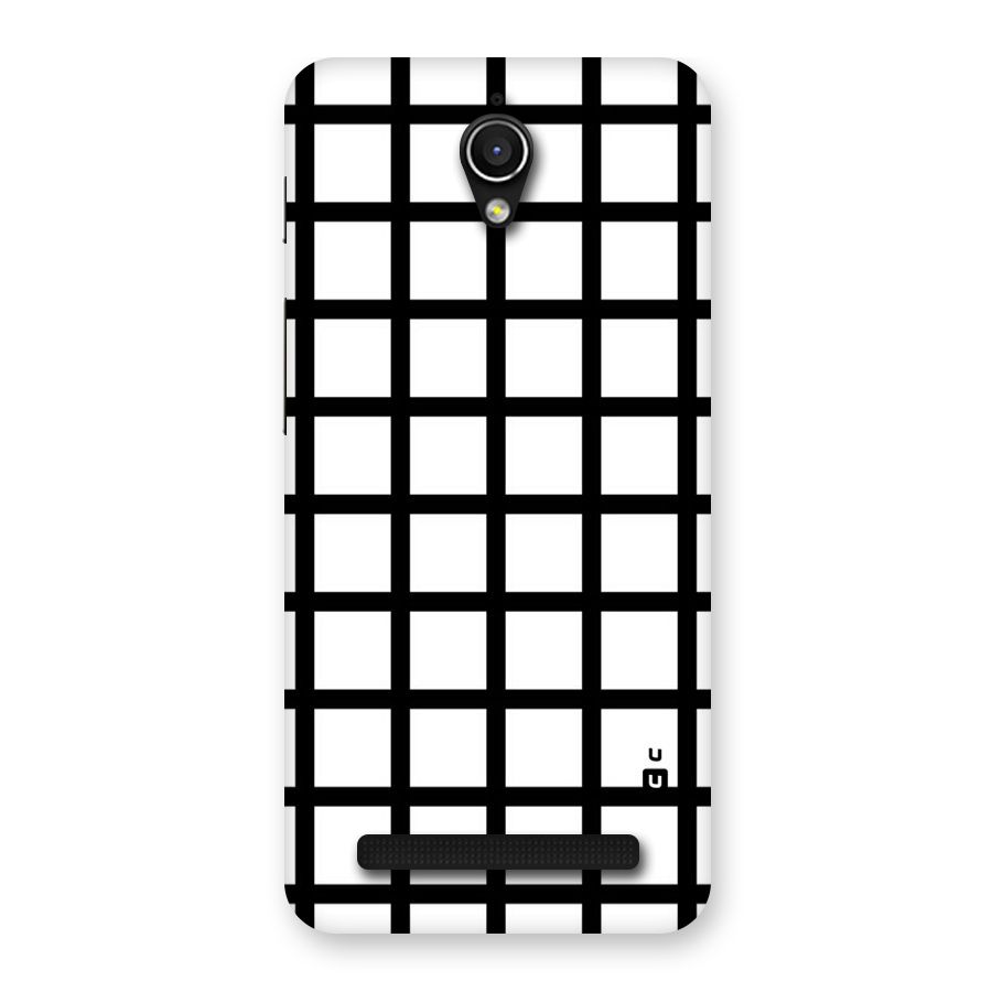 Aesthetic Grid Lines Back Case for Zenfone Go