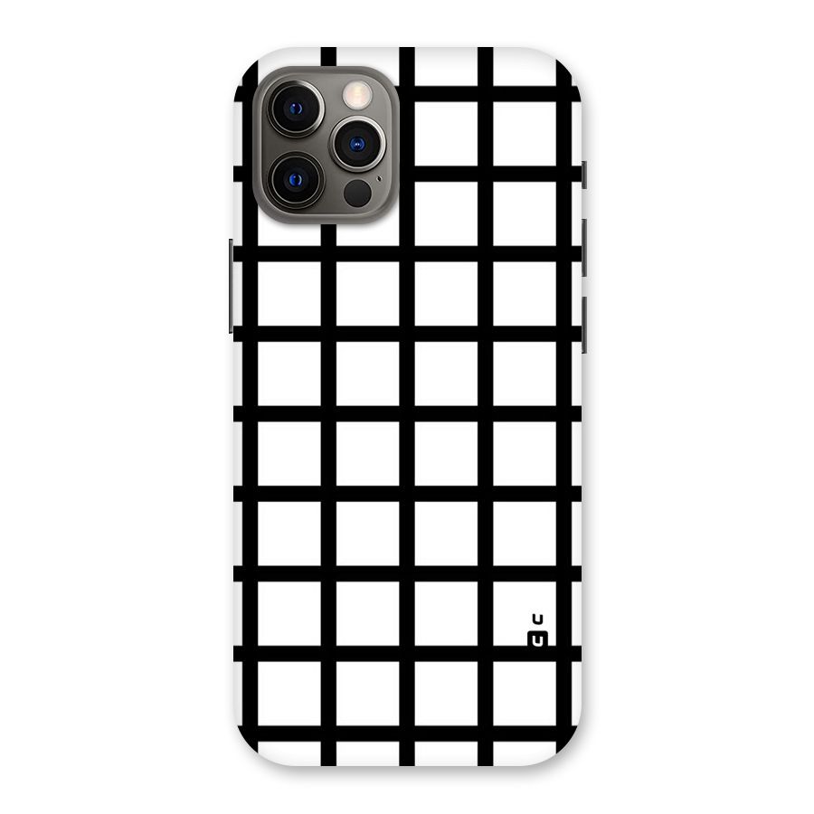 Aesthetic Grid Lines Back Case for iPhone 12 Pro