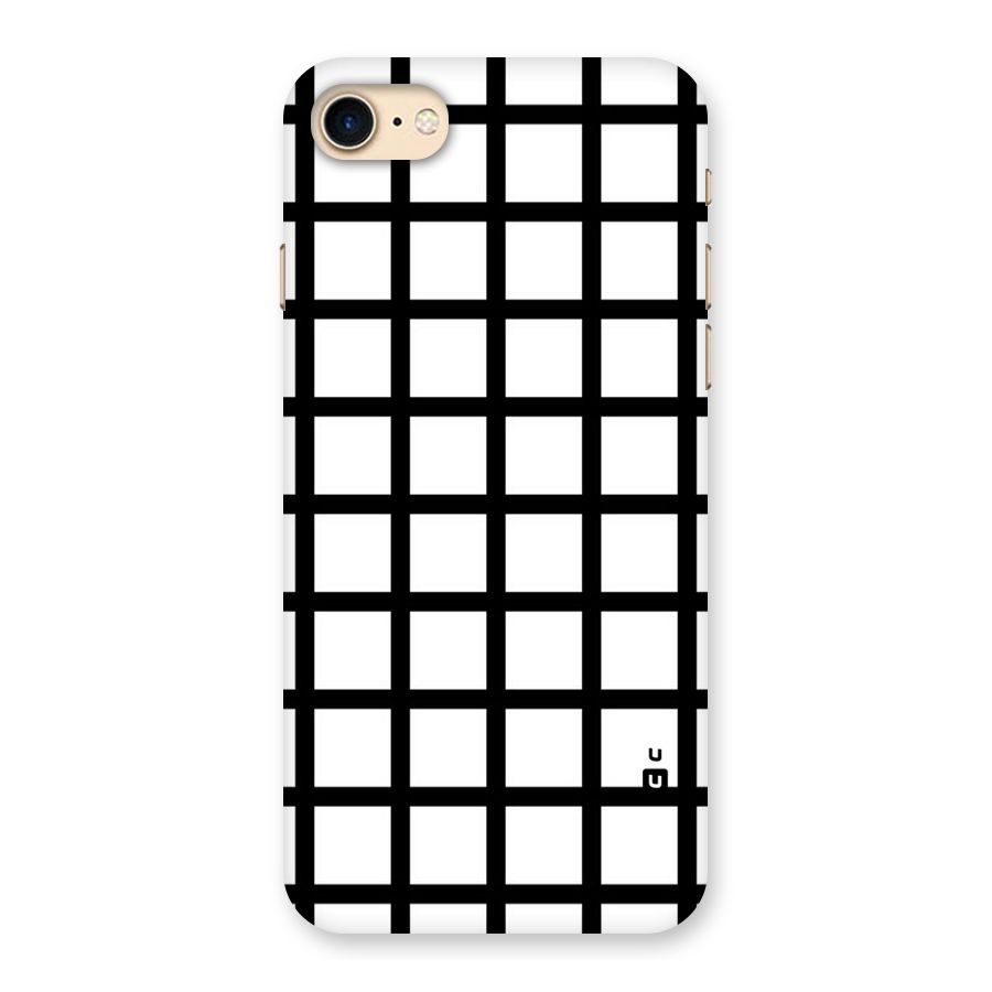 Aesthetic Grid Lines Back Case for iPhone 7
