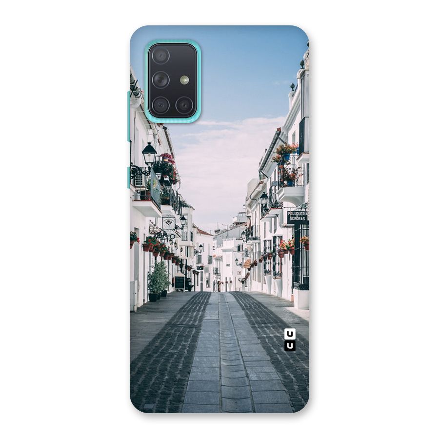 Aesthetic Street Back Case for Galaxy A71