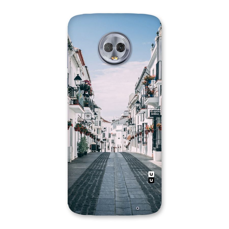 Aesthetic Street Back Case for Moto G6 Plus