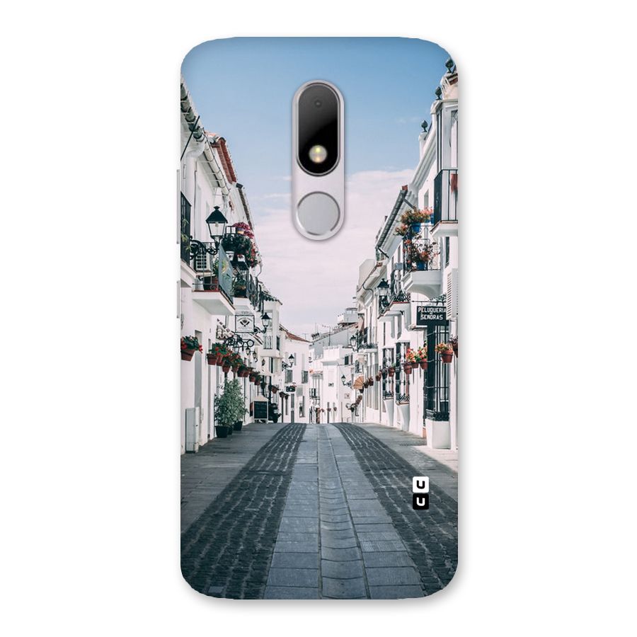 Aesthetic Street Back Case for Moto M