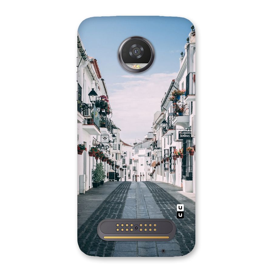 Aesthetic Street Back Case for Moto Z2 Play