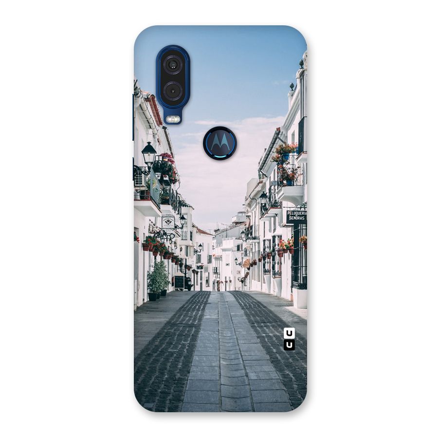 Aesthetic Street Back Case for Motorola One Vision
