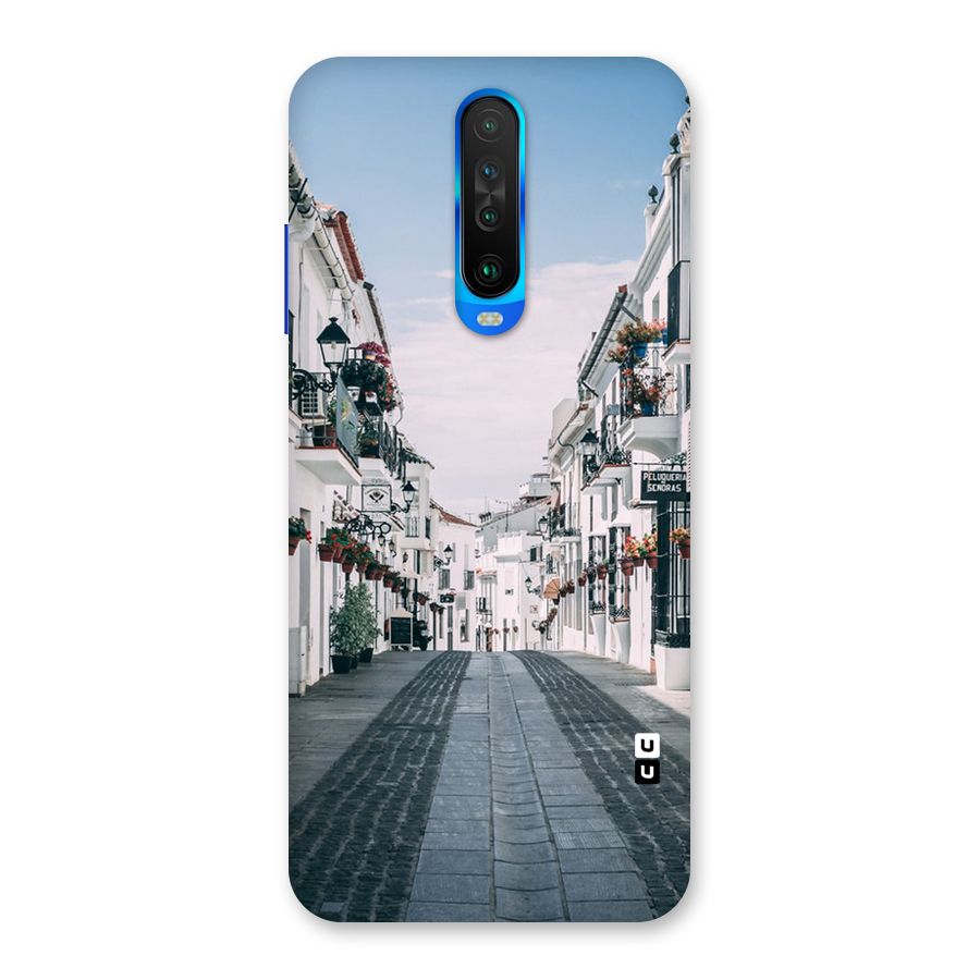 Aesthetic Street Back Case for Poco X2