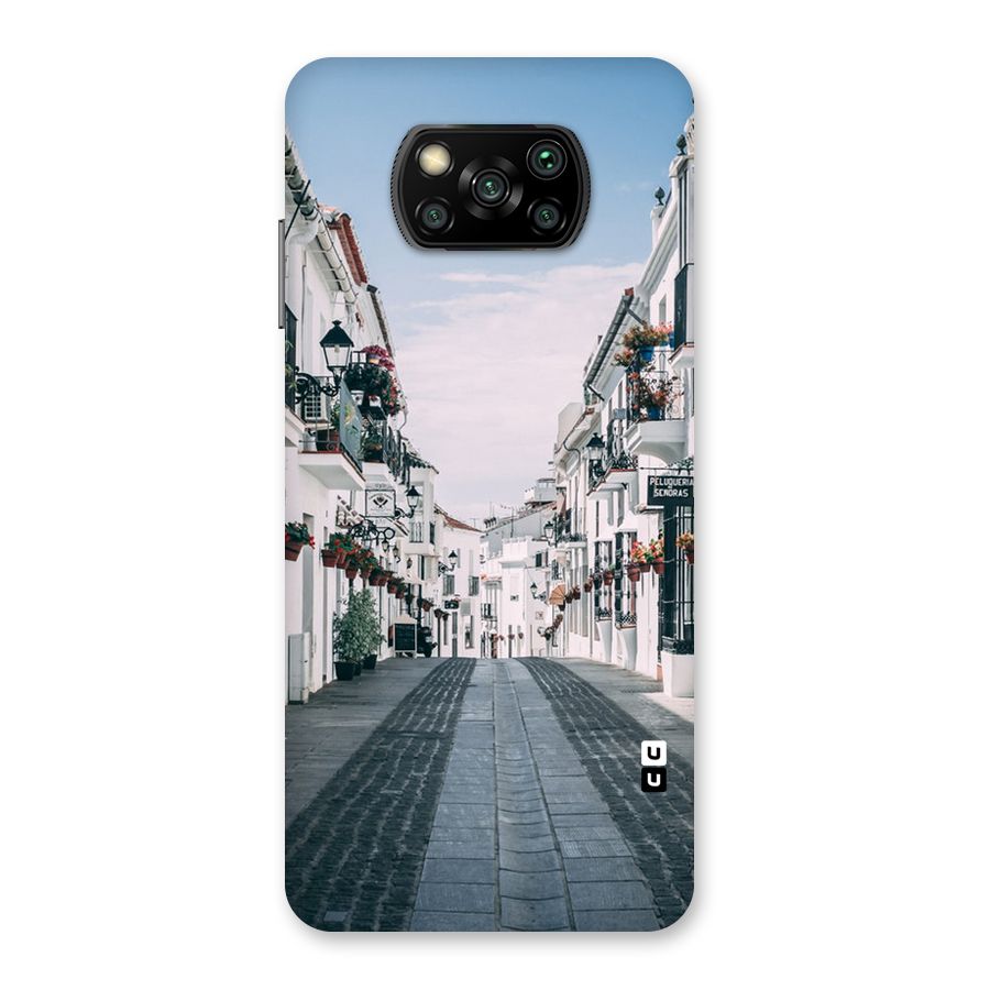 Aesthetic Street Back Case for Poco X3