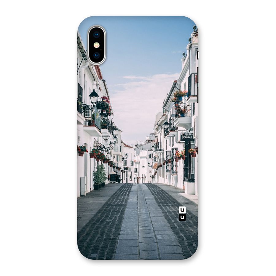 Aesthetic Street Back Case for iPhone XS